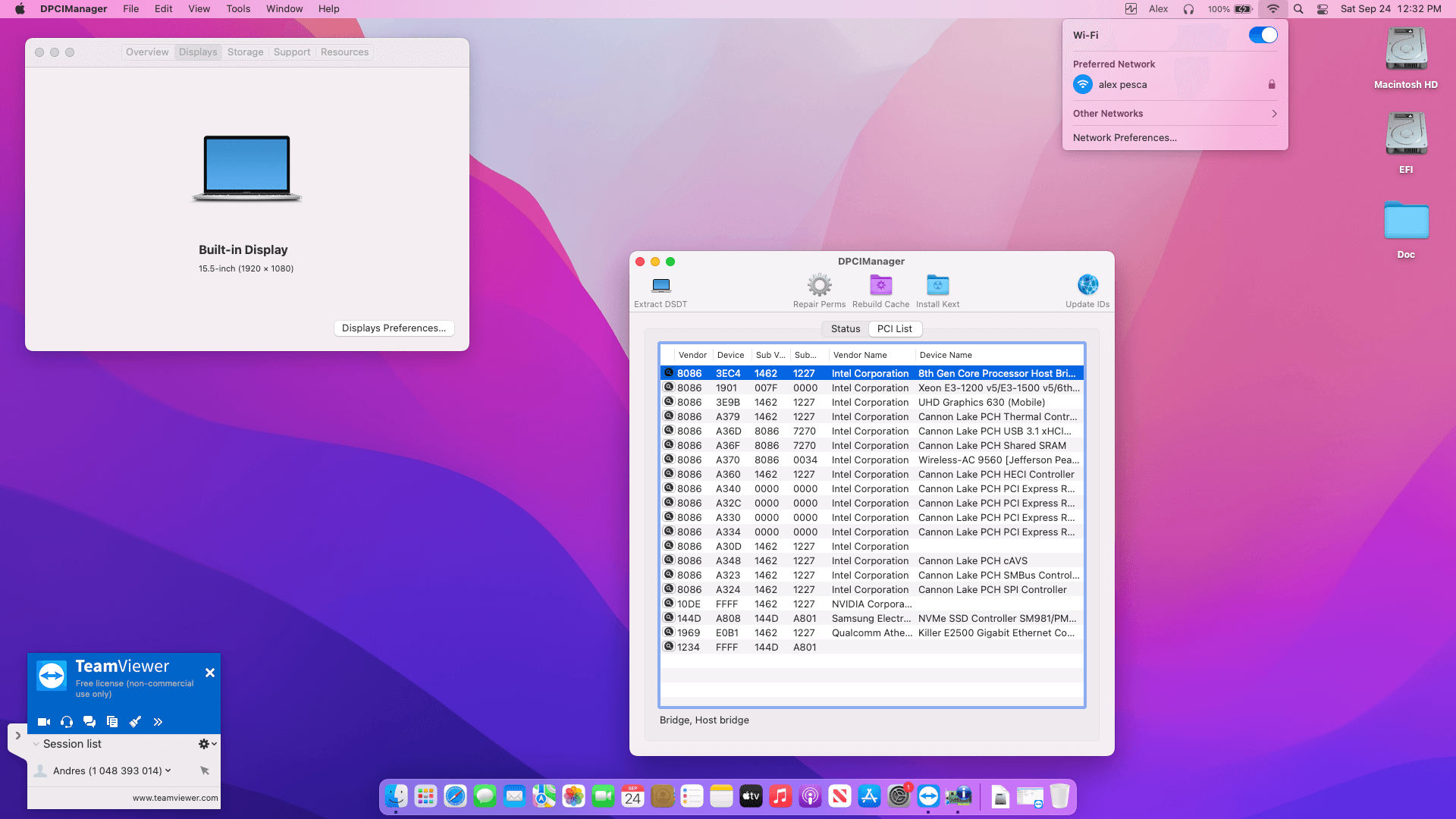 MSI Gaming GS65 Stealth Thin 8RE 050US [CoffeeLake   Intel UHD 630 + I2C]   OpenCore 2